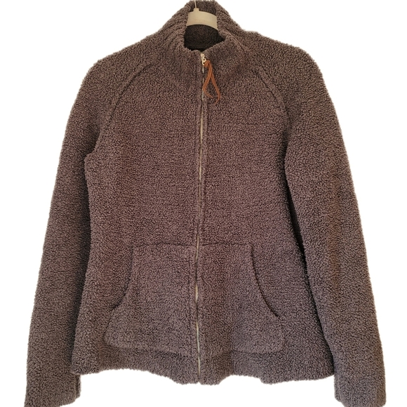 Natural Reflections Jackets & Blazers - Natural Reflections Jacket Womens L Large Gray Zip Nubby Pockets